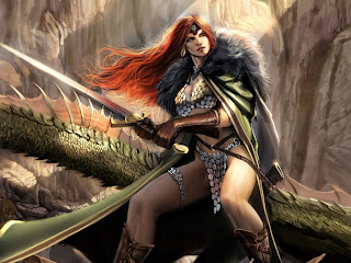 Warrior Woman Desktop Background