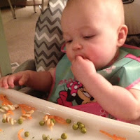 Toddler Eating Pasta Salad