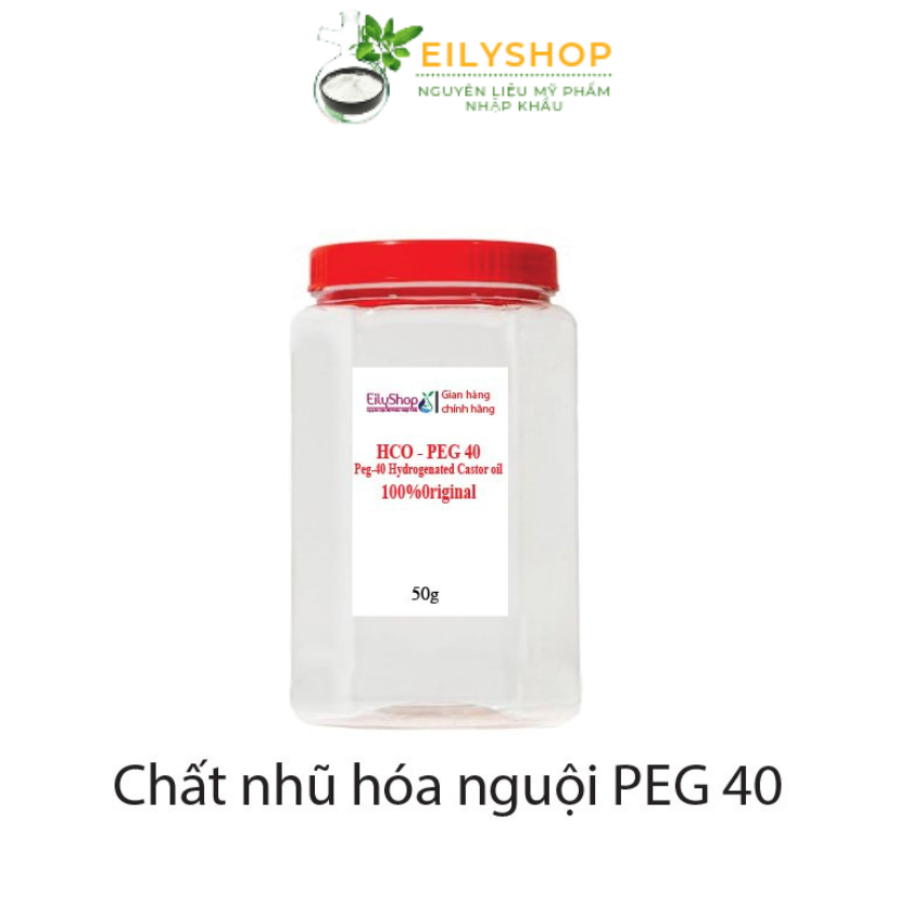PEG-40 Hydrogenated castor oil - Nguyên Liệu Mỹ Phẩm Nhập Khẩu