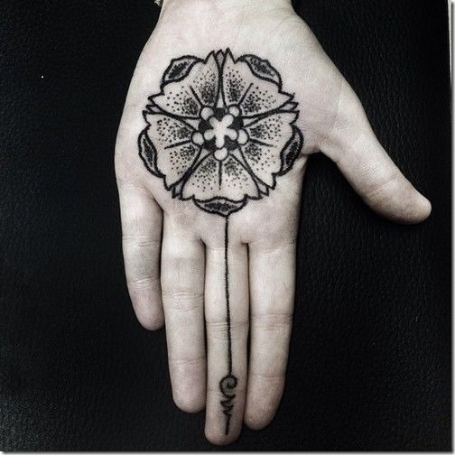 dotwork_mandala_palm_tatouage