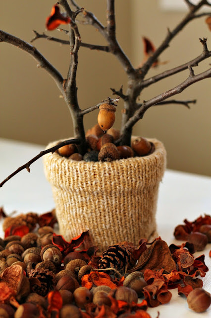 tree branch centerpiece - Turtles and Tails