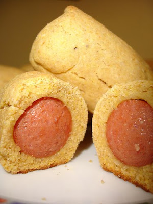 mini corn dogs recipes, Andouille Minis