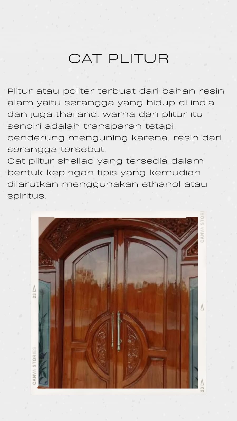 Plitur Pintu
