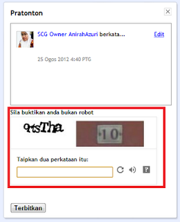 Buang Captcha, Buang Captcha Kat Komen, Buat Disable Word Verification, Delete Captcha, Nak Komen Senang, Teknik SEO, Tutorial, 