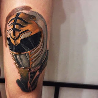 Tatuaje de Power Ranger Blanco