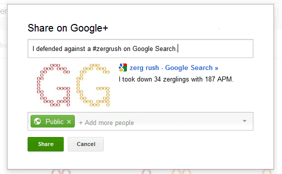 Google Zerg Rush Mirror