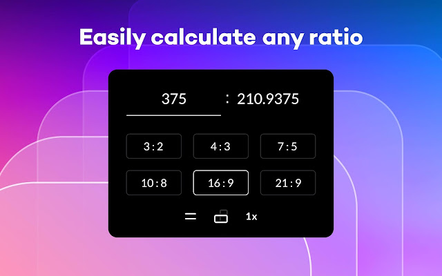 Aspect Ratio Calculator