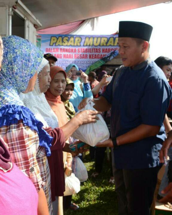 Bulan Ramadhan, Pemkab Lampung Tengah Oprasi Pasar Murah