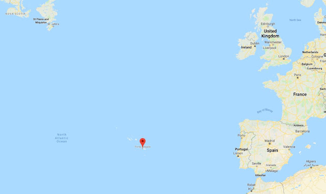 Location of Sao Miguel Island, Azores