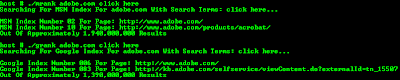 adobe cli search