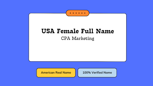 USA Female Full Name List for CPA Marketing