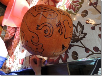 Pumpkins with Papa and Grandma