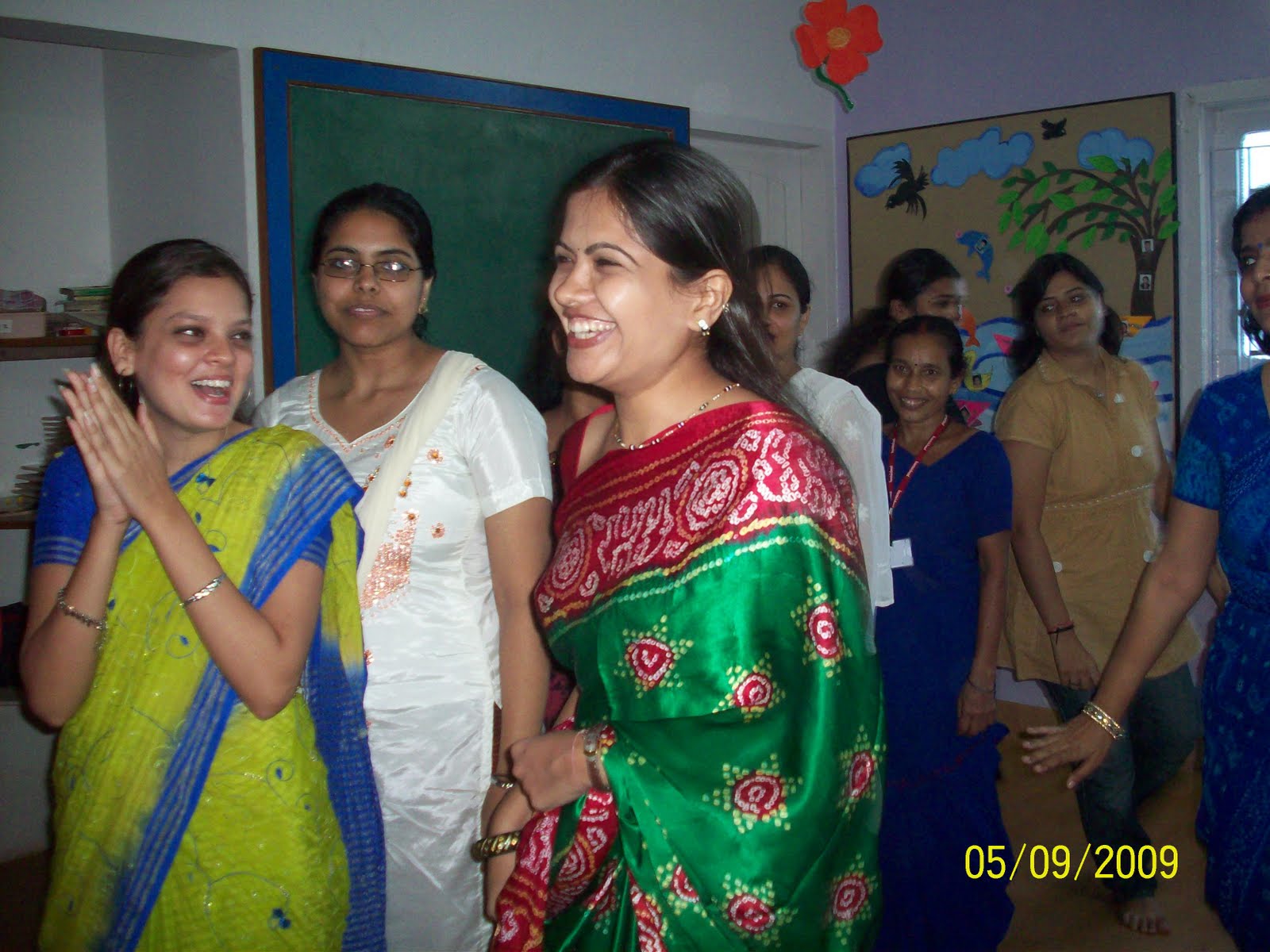 Teachers Day Saree Pics