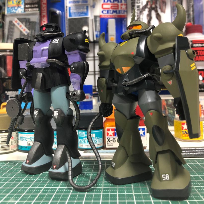 ガンプラ旧キット2672: 旧キット 1/144 グフ【数回目】
