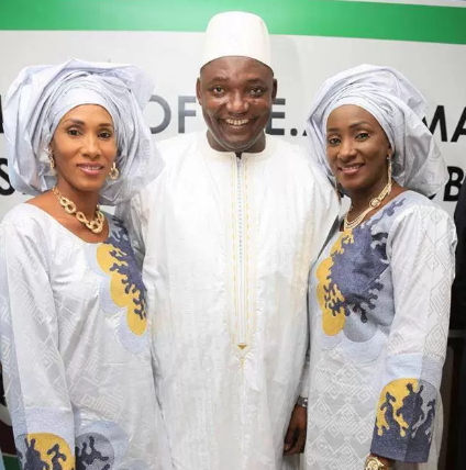 adama barrow two wives