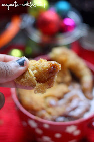 A bite of gluten free pancake churros from Anyonita-nibbles.co.uk