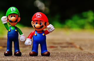 Figurines de Mario et Luigi