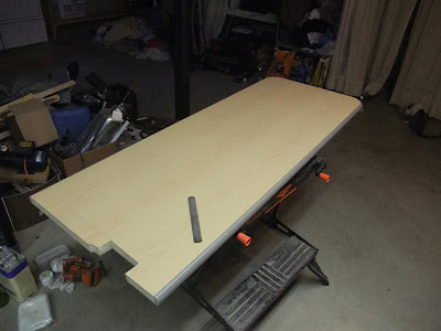 cutting out a kitchen counter, bar, island