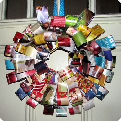 Elaine's Magazine Wreath