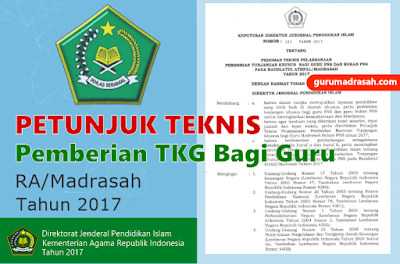 juknis tkg 2017