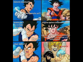 MEMES GRACIOSOS DE DBZ