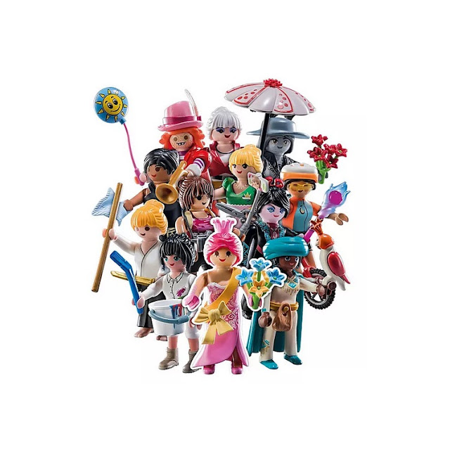 Les douze figures filles Playmobil série 24.