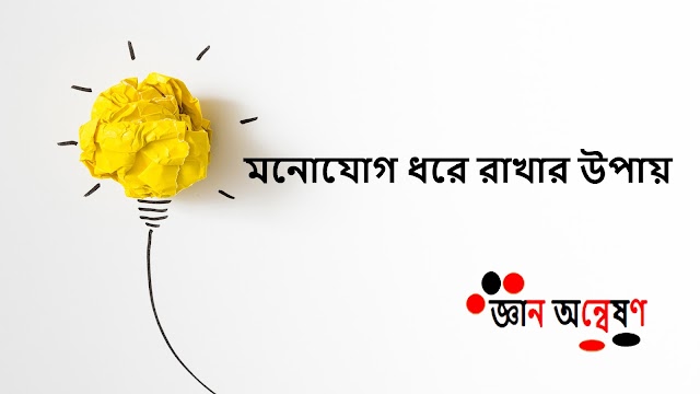 মনোযোগ ধরে রাখার উপায়