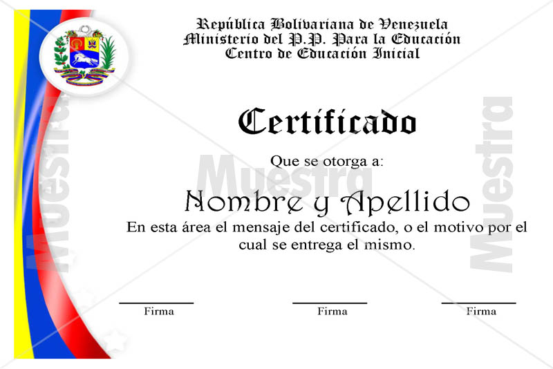 Modelos de Certificados - Libreriaspopular.com :. librería 