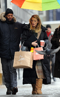 Blake Lively shopping in between work on