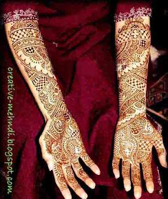 arabic hand mehendi designs