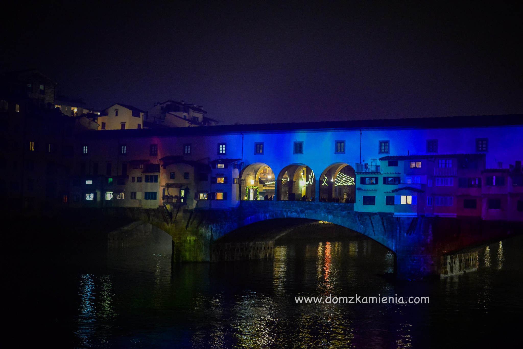 Dom z Kamienia blog, festiwal świateł we Florencji Green line 2022