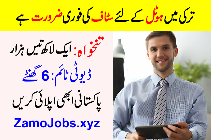 Waiter and Dish Washer Jobs in Turkey 2024