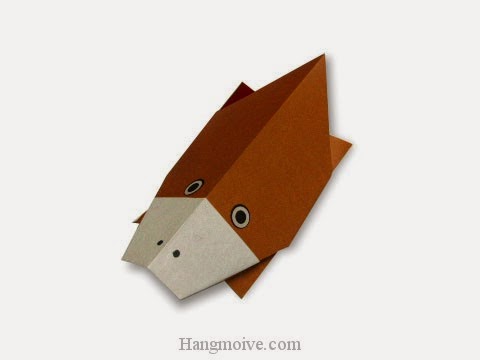 Cách gấp, xếp con thú mỏ vịt bằng giấy origami - Video hướng dẫn xếp hình sinh vật dưới nước - How to fold a Platypus