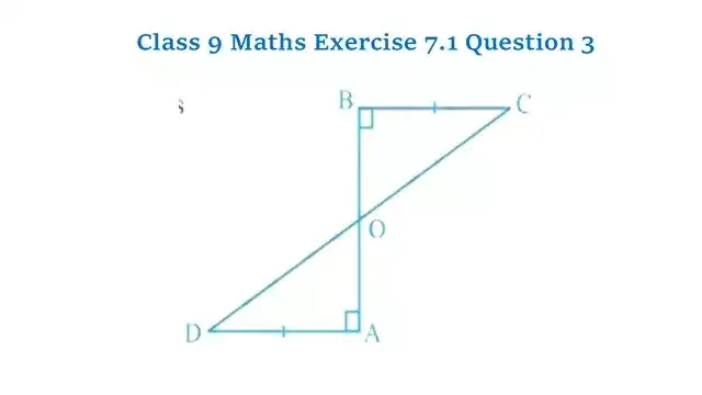 Class 9 Maths Chapter 7 Exercise 7.1 Question 3