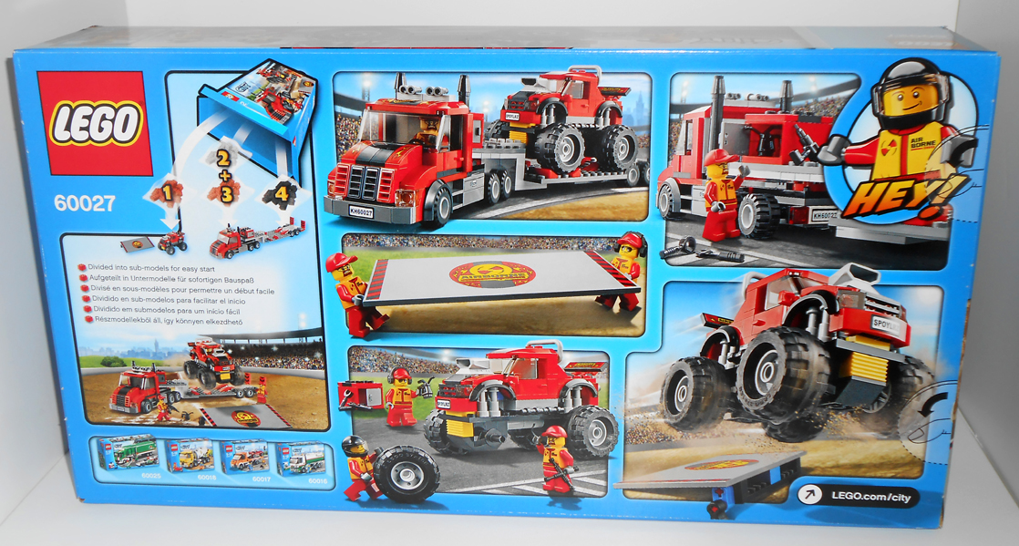 Oz Brick Nation: LEGO City 60027: Monster Truck Transporter Review