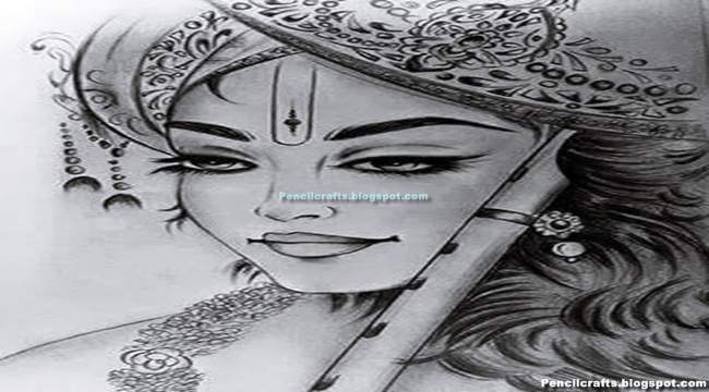 Drawing Of God Kali, God Kartikeya Drawing, Simple Drawing Of God Krishna, Pencil Drawing Of God Krishna, Drawing God Karen Kiefer, Drawing Of Goddess Lakshmi,
