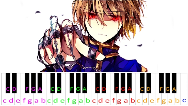 Elegy | Kurapika's Theme (Hunter x Hunter) Piano / Keyboard Easy Letter Notes for Beginners