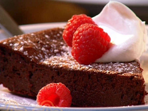 Strawberry Flourless Chocolate Cake