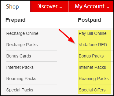 vodafone postpaid