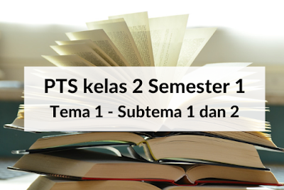 Soal PTS Kelas 2 Semester 1 - Tema 1 Subtema 1 Dan 2