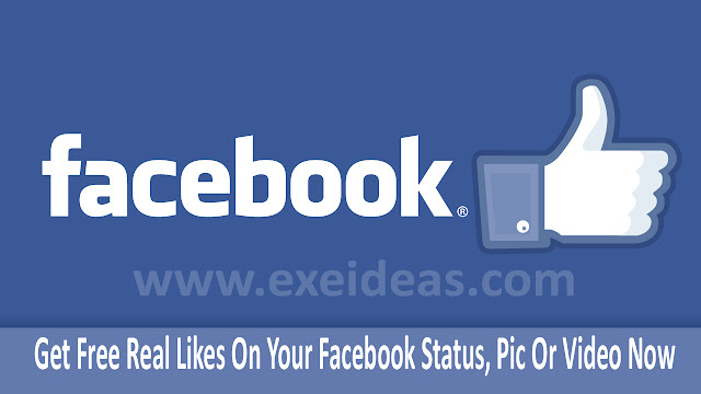 Get Free Likes On Your Facebook Status Or Pic Now