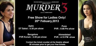 Murder 3 - Free Show For Ladies Only