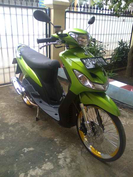 contoh Modifikasi Mio Hijau 2010