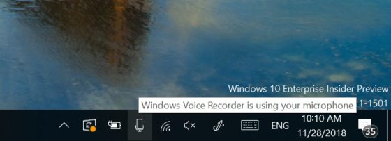 Windows 10 повідомить якщо хтось нас підслуховує