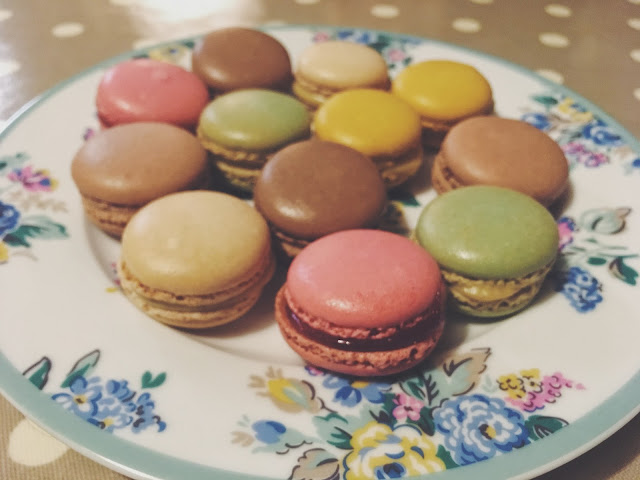 Pastel Coloured Macarons