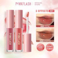 Promo Harga PINKFLASH OhMyGloss High Shine Lip Gloss: Tampilan Bibir Mengkilap yang Memukau