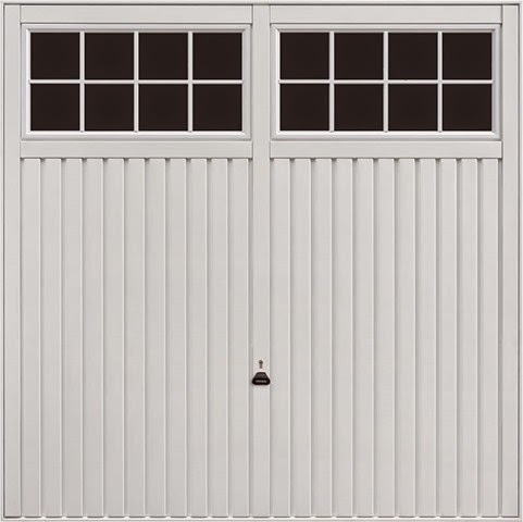 Garador Secured by Design Salisbury garage door in white