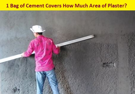 1 Bag of Cement Covers How Much Area of Plaster