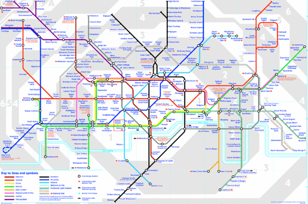 london underground map geographic. london tube map.