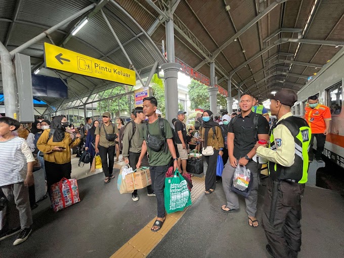 Lebaran, KAI Daop 8 Catat Puluhan Ribu Penumpang
